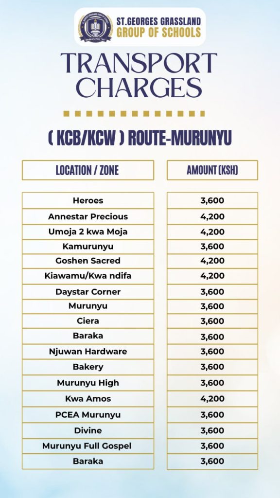 school transport routes and charges
